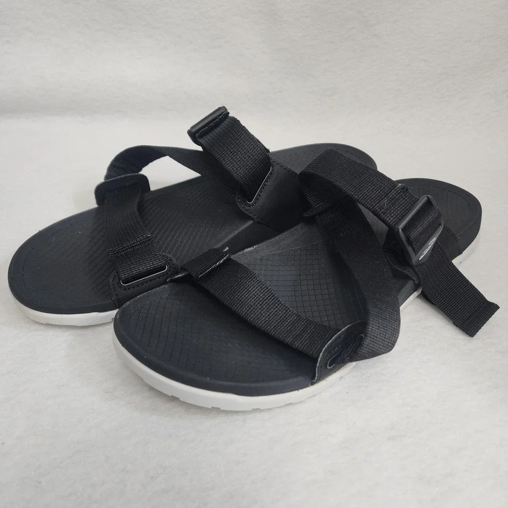 Chaco Lowdown JCH107854 Womens US 10 Sandals Black Adjustable Slip On Slide